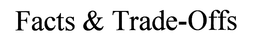 FACTS & TRADE-OFFS trademark