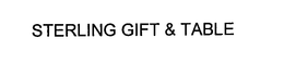 STERLING GIFT & TABLE trademark