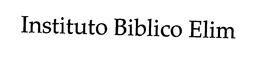 INSTITUTO BIBLICO ELIM trademark