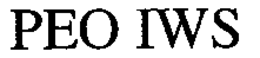 PEO IWS trademark