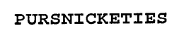 PURSNICKETIES trademark