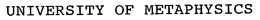 UNIVERSITY OF METAPHYSICS trademark