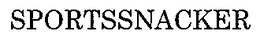 SPORTSSNACKER trademark