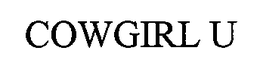 COWGIRL U trademark