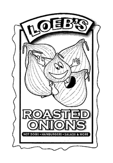 LOEB'S ROASTED ONIONS & DESIGN trademark