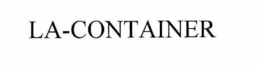 LA-CONTAINER trademark