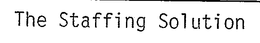 THE STAFFING SOLUTION trademark
