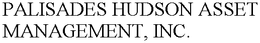 PALISADES HUDSON ASSET MANAGEMENT, INC. trademark