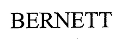 BERNETT trademark