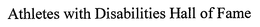 ATHLETES WITH DISABILITIES HALL OF FAME trademark