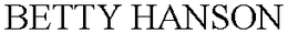 BETTY HANSON trademark