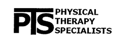 PTS PHYSICAL THERAPY SPECIALISTS trademark