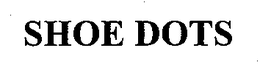 SHOE DOTS trademark