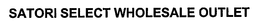 SATORI SELECT WHOLESALE OUTLET trademark
