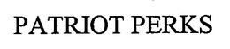 PATRIOT PERKS trademark