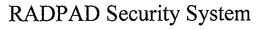 RADPAD SECURITY SYSTEM trademark