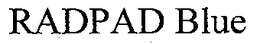 RADPAD BLUE trademark