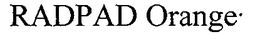 RADPAD ORANGE trademark