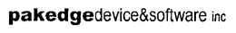PAKEDGEDEVICE&SOFTWARE INC trademark