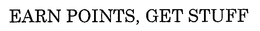 EARN POINTS, GET STUFF trademark