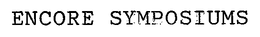 ENCORE SYMPOSIUMS trademark