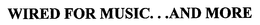 WIRED FOR MUSIC...AND MORE trademark