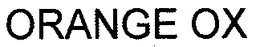 ORANGE OX trademark