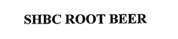 SHBC ROOT BEER trademark