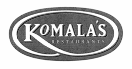 KOMALA'S RESTAURANTS trademark