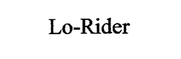LO-RIDER trademark