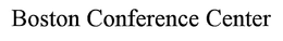 BOSTON CONFERENCE CENTER trademark