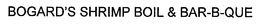 BOGARD'S SHRIMP BOIL & BAR-B-QUE trademark