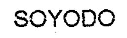 SOYODO trademark