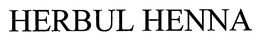 HERBUL HENNA trademark