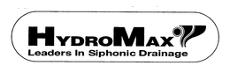 HYDROMAX LEADERS IN SIPHONIC DRAINAGE trademark