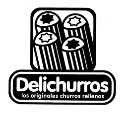 DELICHURROS LOS ORIGINALES CHURROS RELLENOS trademark