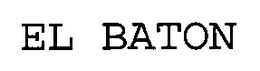 EL BATON trademark