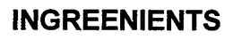 INGREENIENTS trademark