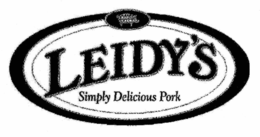 LEIDY'S SIMPLY DELICIOUS PORK trademark
