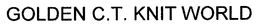 GOLDEN C.T. KNIT WORLD trademark