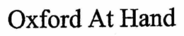OXFORD AT HAND trademark