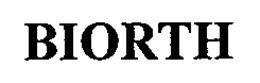 BIORTH trademark