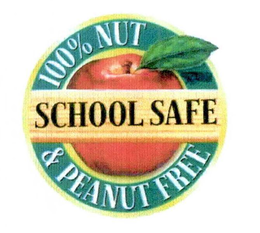 SCHOOL SAFE 100% NUT & PEANUT FREE trademark