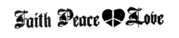 FAITH PEACE LOVE trademark