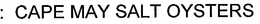 CAPE MAY SALT OYSTERS trademark
