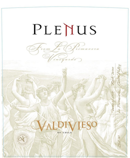PLENUS VALDIVIESO FROM LA PRIMAVERA VINEYARDS OF CHILE WINE OF CHILE RED WINE BOT. NO. LA PRIMAVERA CURICÓ VALLEY trademark