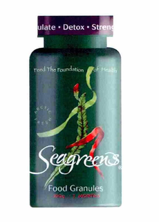 SEAGREENS FEED THE FOUNDATION OF HEALTH FOOD GRANULES DETOX trademark