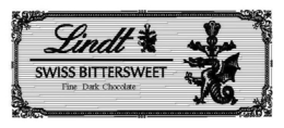LINDT SWISS BITTERSWEET FINE DARK CHOCOLATE trademark
