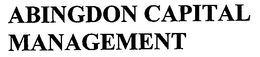 ABINGDON CAPITAL MANAGEMENT trademark