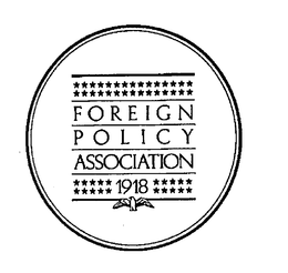 FOREIGN POLICY ASSOCIATION 1918 trademark